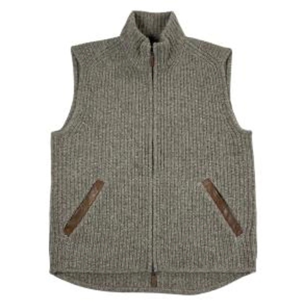 True measure of a man 100% wool vest mens medium